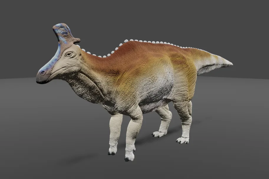Preview of Lambeosaurus Figurine