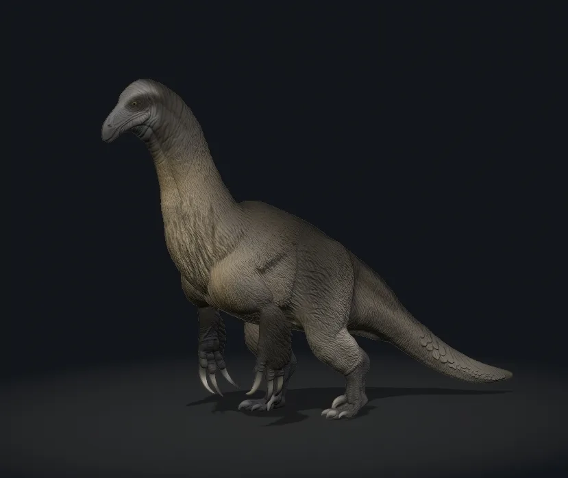 Preview of Therizinosaurus Figurine