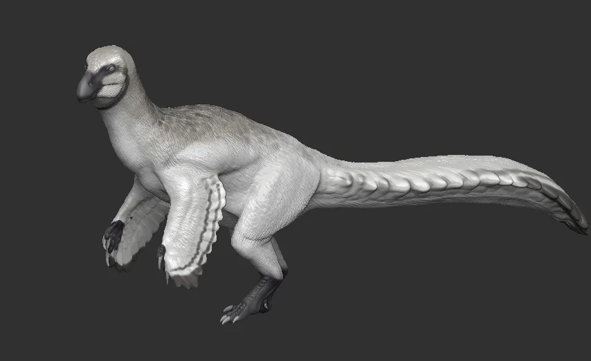 Preview of Beipiaosaurus Figurine