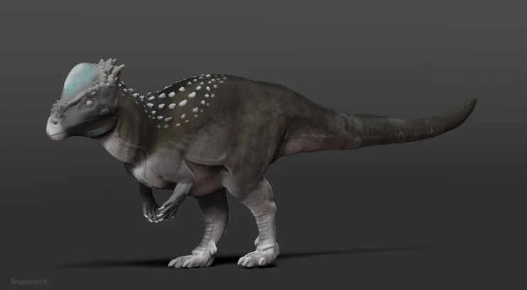 Preview of Pachycephalosaurus Figurine